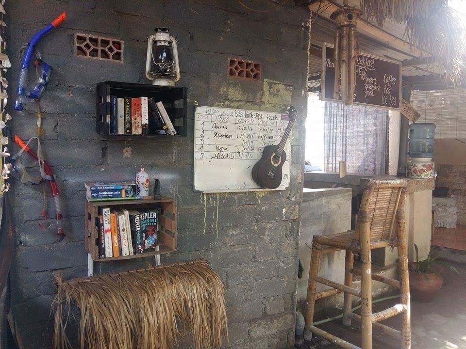 Three Little Birds Homestay Gili Trawangan Eksteriør billede